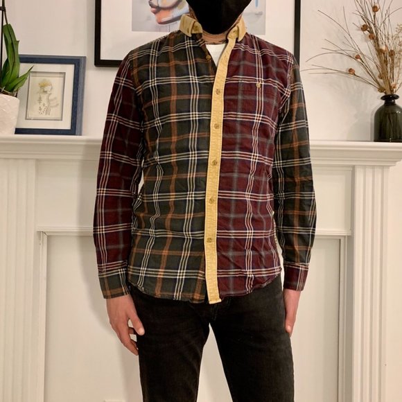 Mismatch plaid button-up - Picture 4 of 4